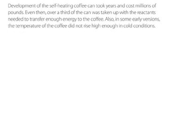 C7.2 Using energy transfers from reactions AQA 9-1