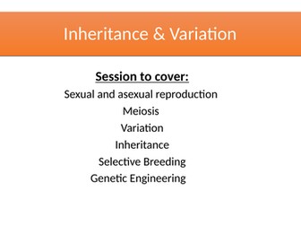 AQA Inheritance and Variation Revision
