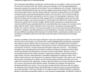 A* essay on 'A Streetcar Named Desire'