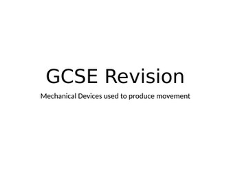 GCSE Revision - Movement