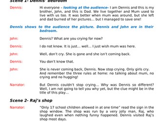 Play script The Boy in the Dress.