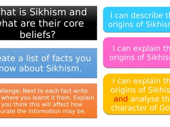 Sikhism - Entire scheme of work + resources