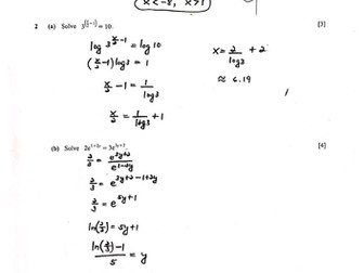 IGCSE Add Math November 2018  Paper 1 and 2 Worked Solutions