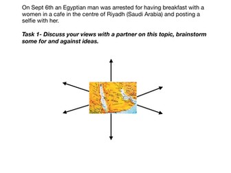 Warmer for debate / different cultures