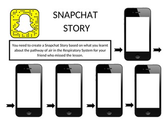 Snapchat story picture board PE theory