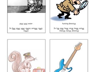 Phonics - Read Write Inc - Set 4 Further Additional Sounds (A6 Flashcards)