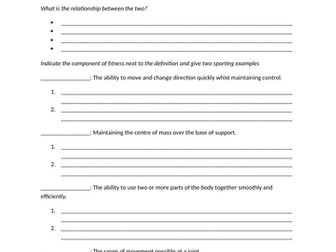 AQA 9-1 GCSE PE Revision Booklet- Physical Training