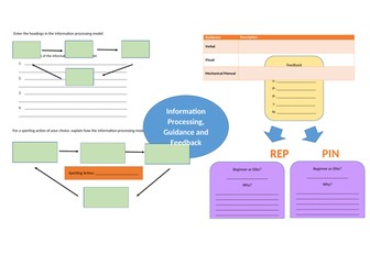 AQA 9-1 GCSE PE Revision Learning Mat- Information Processing, Guidance and Feedback