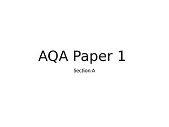 AQA English Language Paper 1 Reading Student Mark Schemes