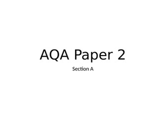 AQA English Language Paper 2 Reading Student Mark Schemes