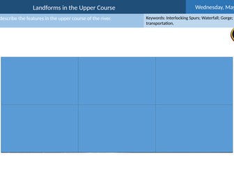 GCSE AQA Geography Features of the Upper Course Lesson 13