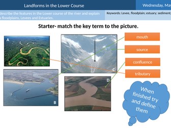 GCSE AQA Geography Features of the Lower Course Lesson 15