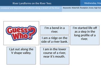 GCSE AQA Geography River Tees Lesson 16