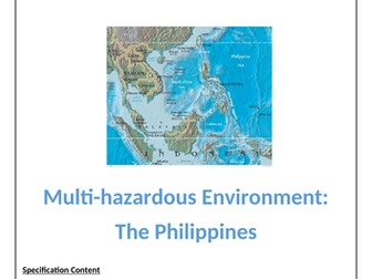 Multi-Hazardous Environment Case Study - Phillipines