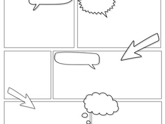 Create Your Own Comic Strip Template