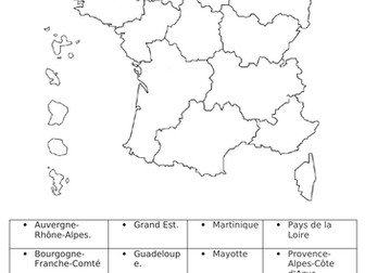 Les nouvelles régions de France