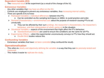 Complete content for Rsearch Methods 1&2