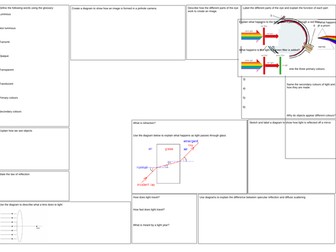 Light Revision Mat