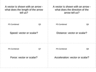 AQA GCSE Physics / Trilogy - Revision Cards (P5)