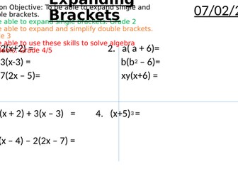 Expanding Brackets