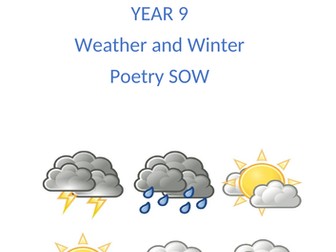 Winter and Weather poetry SOW