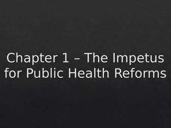 Chapter 1: The Impetus for Public Health Reforms, 'Poverty, public health and the state in Britain'