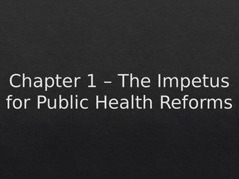 Chapter 1: The Impetus for Public Health Reforms, 'Poverty, public health and the state in Britain'