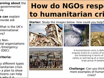 Life in Modern Britain: How do NGOs respond to humanitarian crisis?