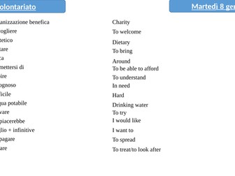 Italian Charity and Voluntary Work Social Issues