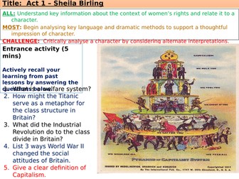 An Inspector Calls: Sheila Birling