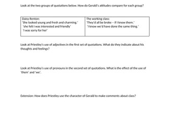 Gerald - An Inspector Calls