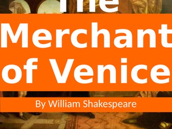 The Merchant of Venice Scheme of Work