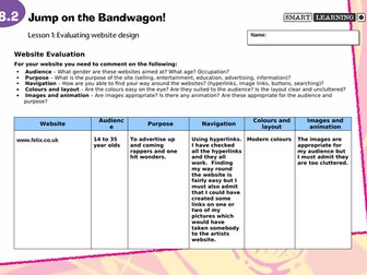 Website Evaluation Form