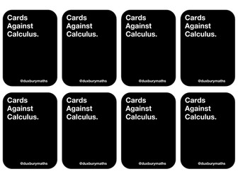 Cards Against Calculus