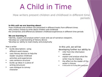 A Child in Time throughout Literature PP and SOW