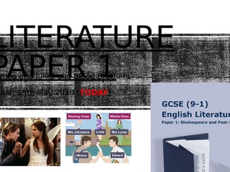 Edexcel GCSE English Literature Paper 1 Masterclass/Revision