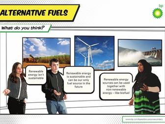Alternative Fuels Discussion Posters