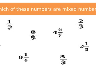 Converting between Mixed Numbers and Improper Fractions