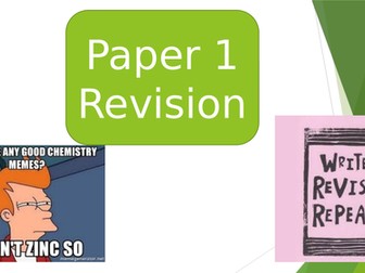 Full Powerpoint AQA Chemistry paper 1: separates  / Trilogy
