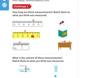 Comparing Length: Y3 – Measurement – Maths Challenge