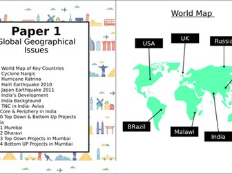 Edexcel Geography B Paper 1-3 Case Studies