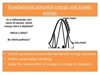 Gravitational potential and kinetic energy