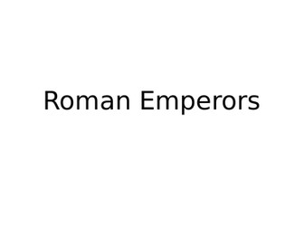 Roman Emperors