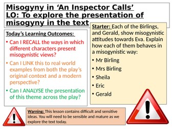 Women and Misogyny in 'An Inspector Calls'