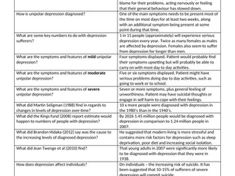 psychological folding revision questions gcse psyc edexcel