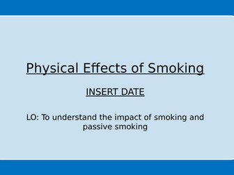 Physical Effects of Smoking