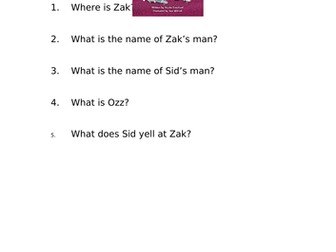 Simple Comprehension Low Ability Year 2/ Year 1