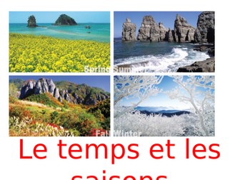 Weather and Seasons KS1 French