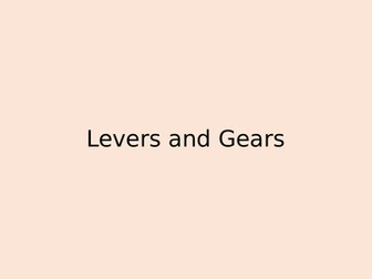 Gears, levers, moments and stability