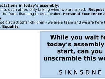 KS2: Kindness Assembly